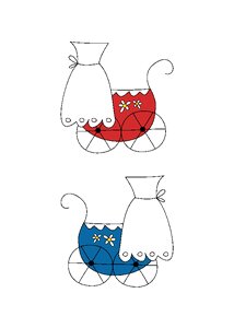 Infant set clip art