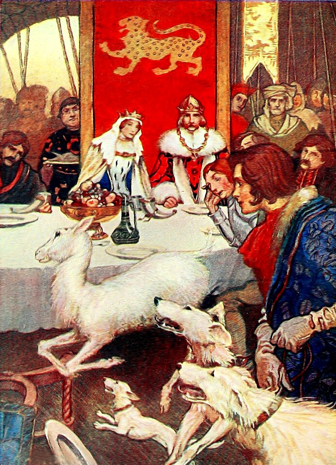 Vintage arthur rackham fairytale