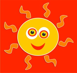 Weather happy face