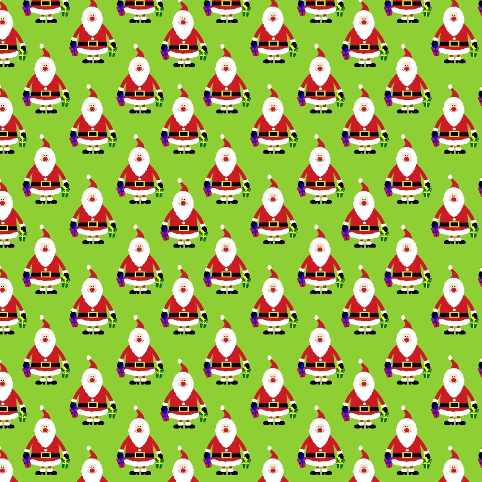 Father christmas cute cartoon