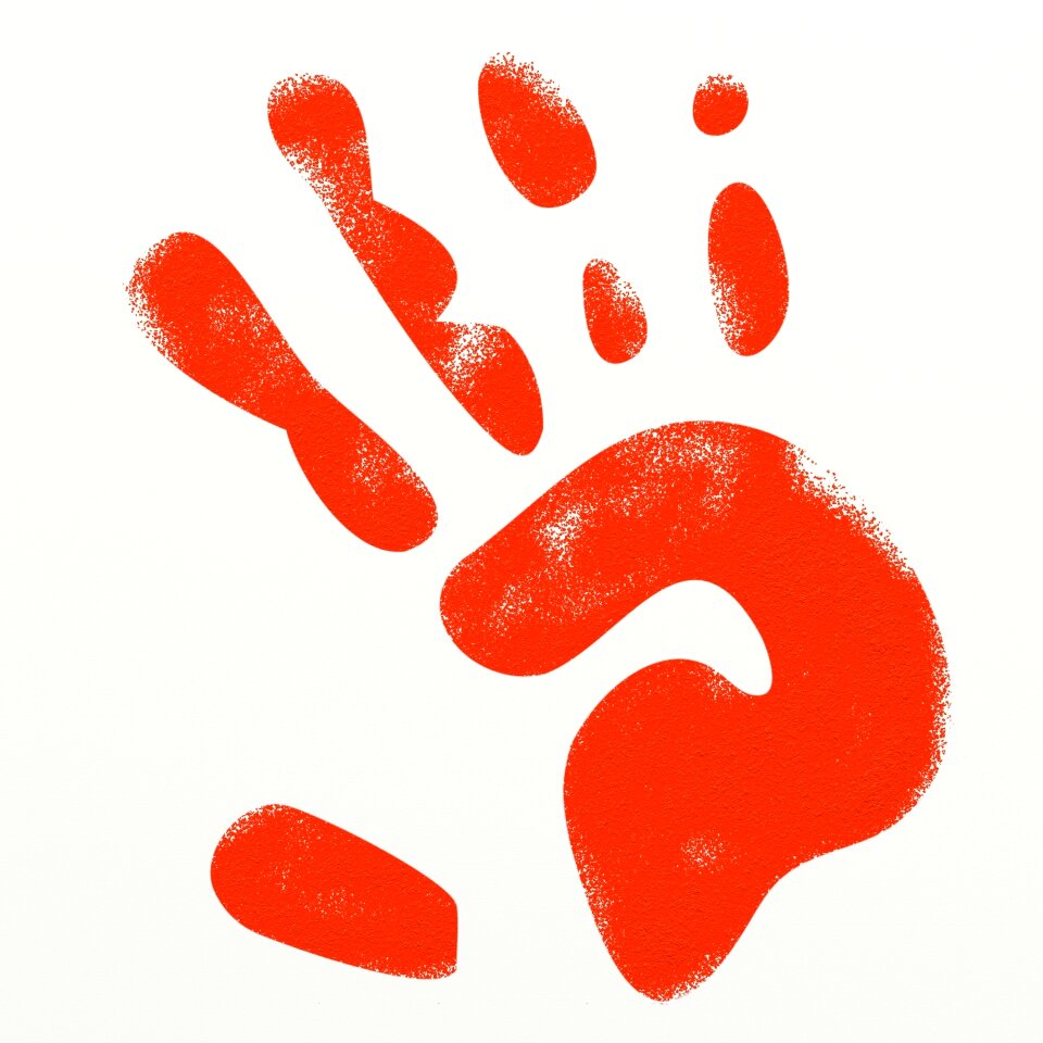 Hand print handprint anatomy