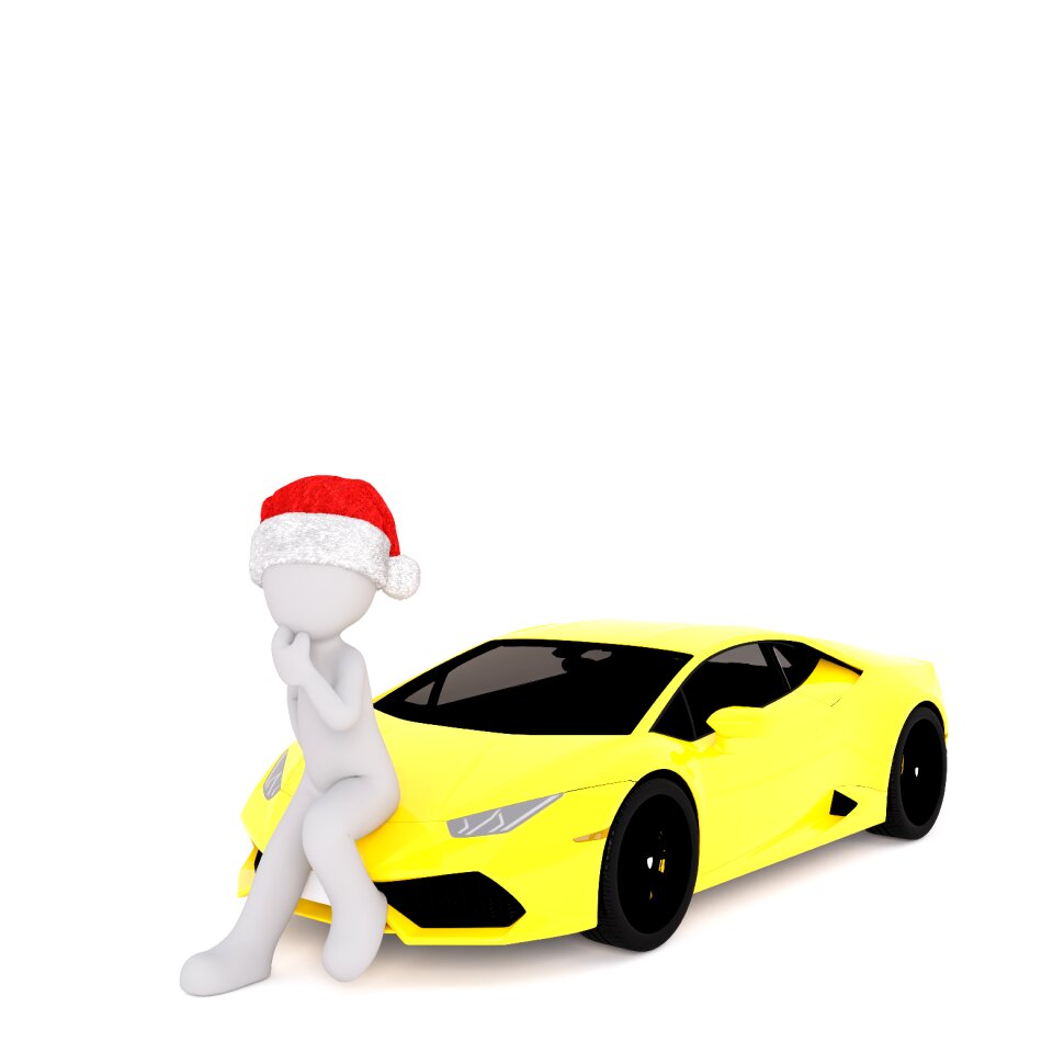 Isolated christmas 3d model
