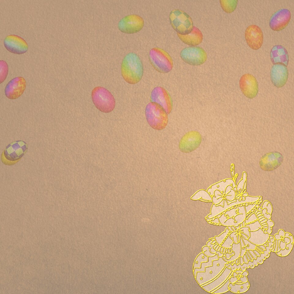 Easter paper scrapbook