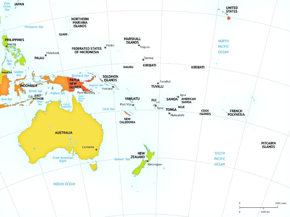 New zealand geography continent