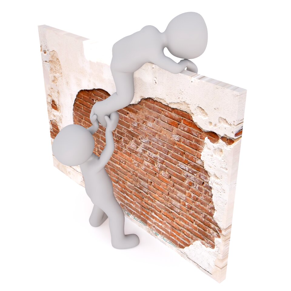 Help wall running away