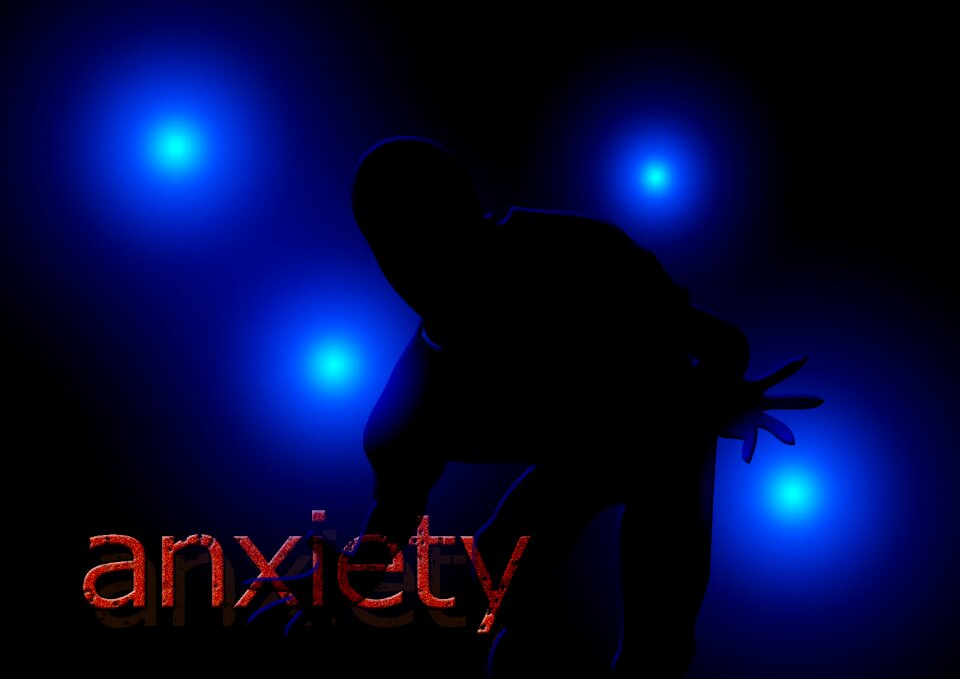 Dark blue light