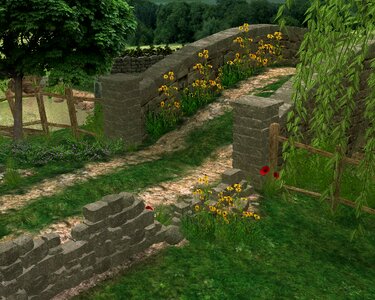 Country pathway old