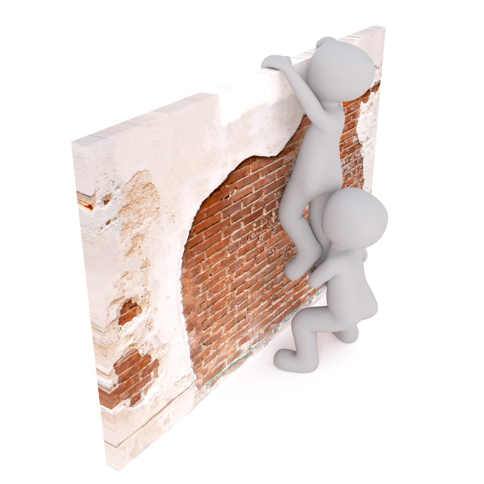 Help wall running away