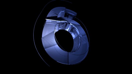 6 background blue
