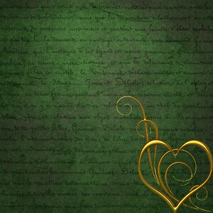 Heart scrapbook vintage