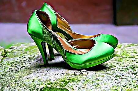 Fashion high heels digital