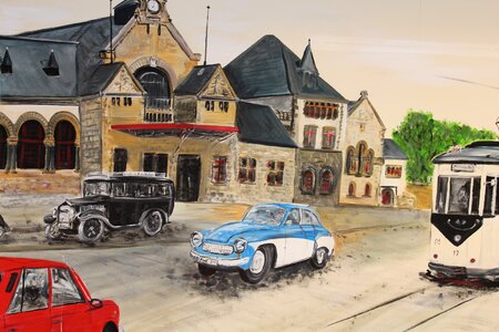Oldtimer road historically