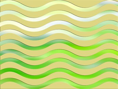 Waves light green color gradient