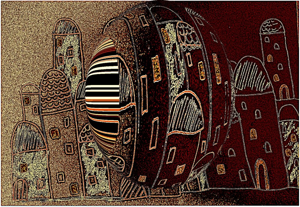 Abstract neighborhood Free illustrations