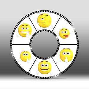Funny disk Free illustrations