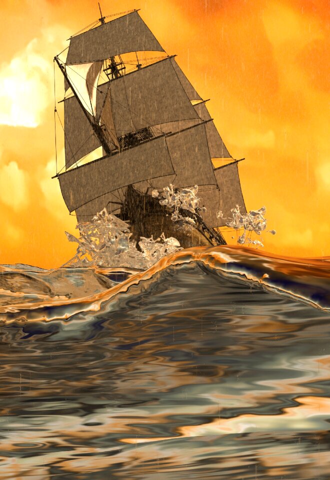 Ocean sea force of nature