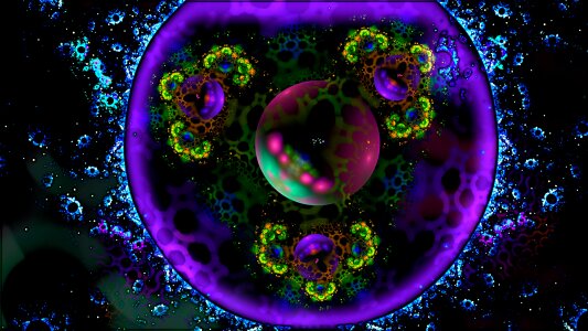 Abstract fantasy art