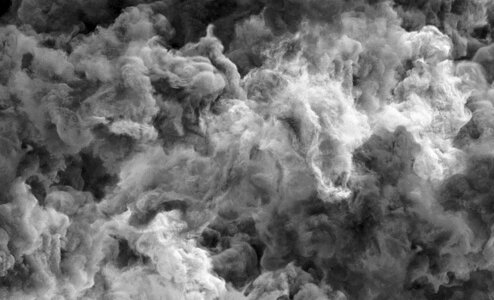 Smoke background black and white overlay