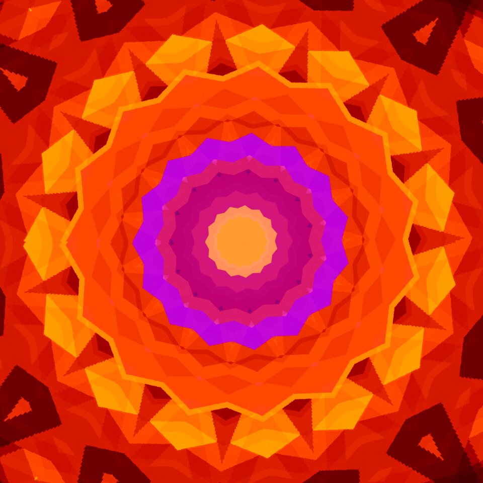 Bright abstract unique