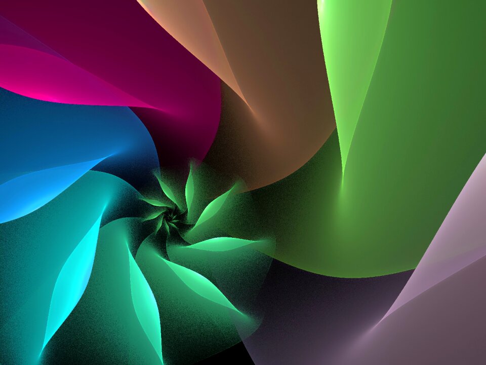 Multicolor abstract decorative