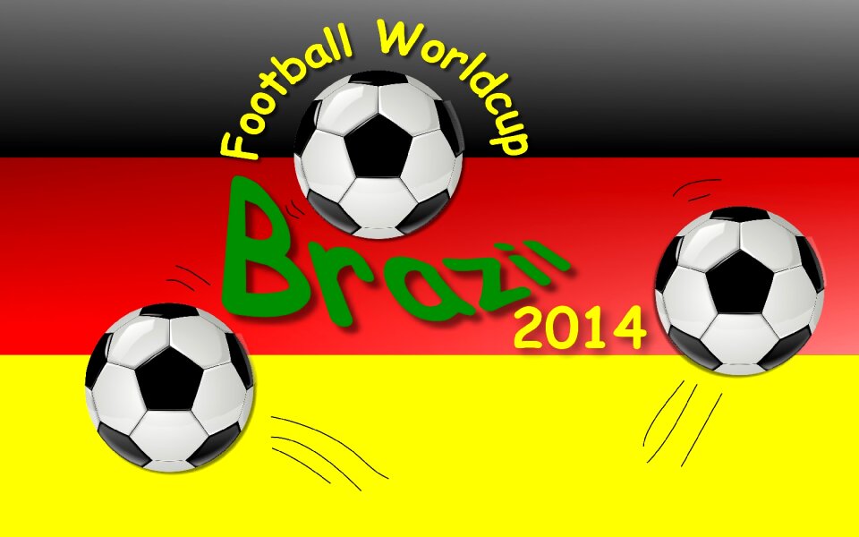 Football tournament black red gold