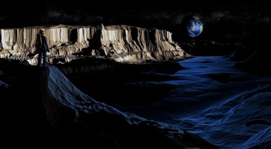 Earth globe sky