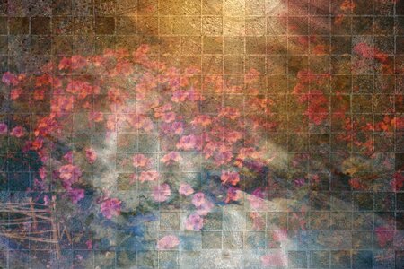 Flowers scrapbooking paper