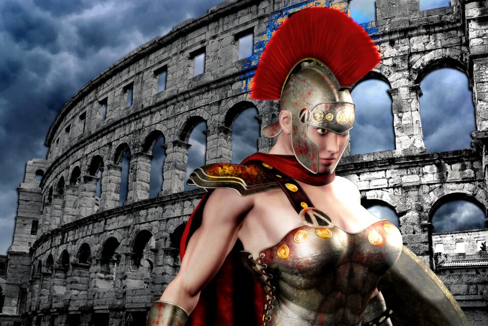 Fantasy arena sky
