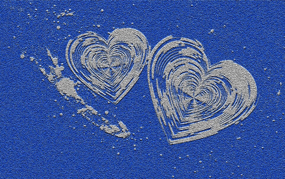 Greeting card luck romance