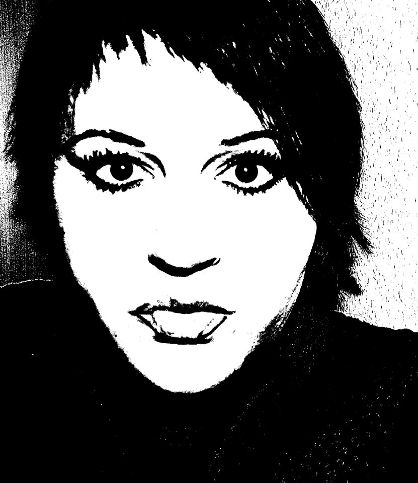 Modern pretty female