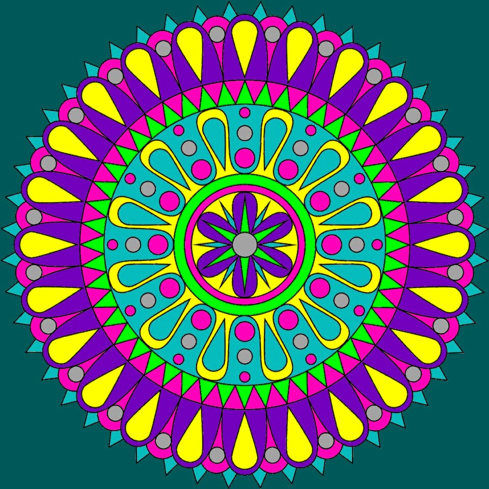Digital symbol circle