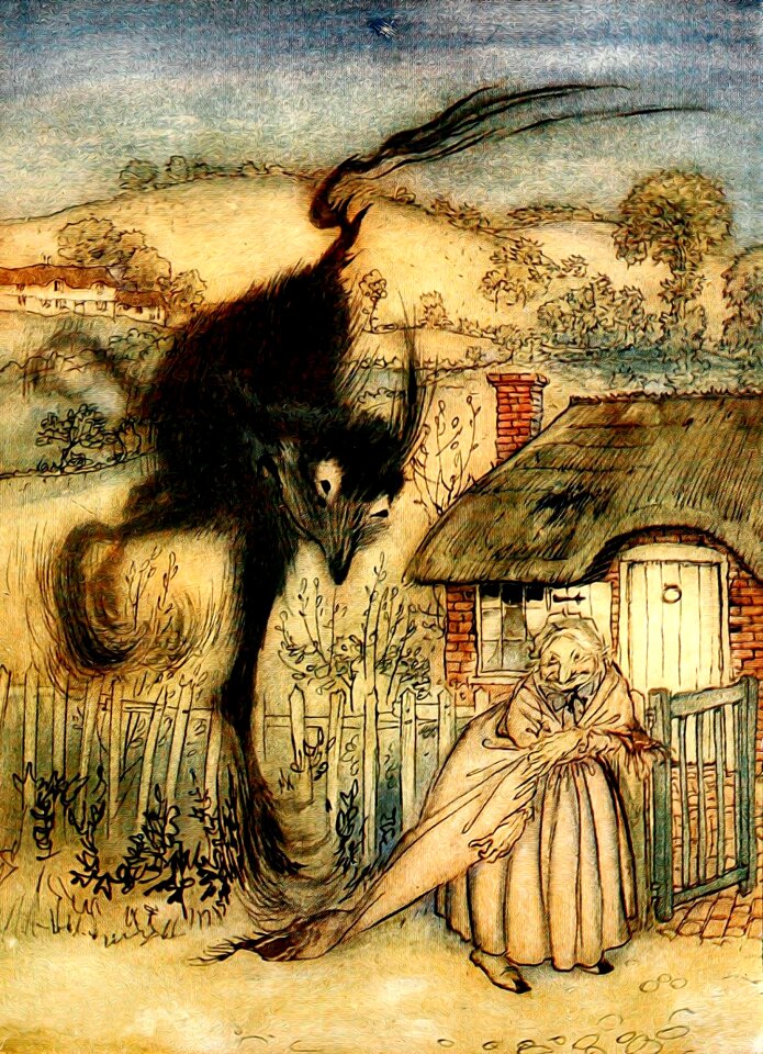 Arthur rackham fantasy enchanted