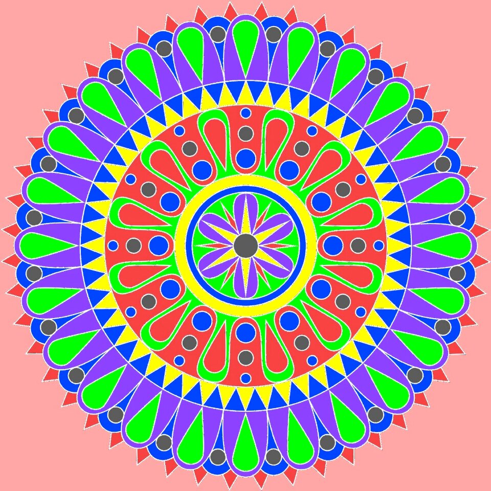 Digital symbol circle
