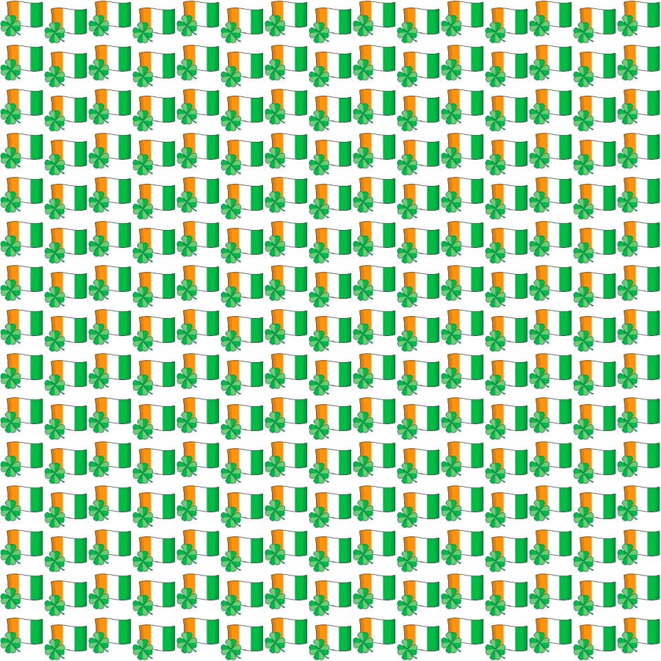 Irish flag clover