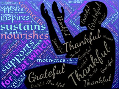 Gratitude thanks thankfulness