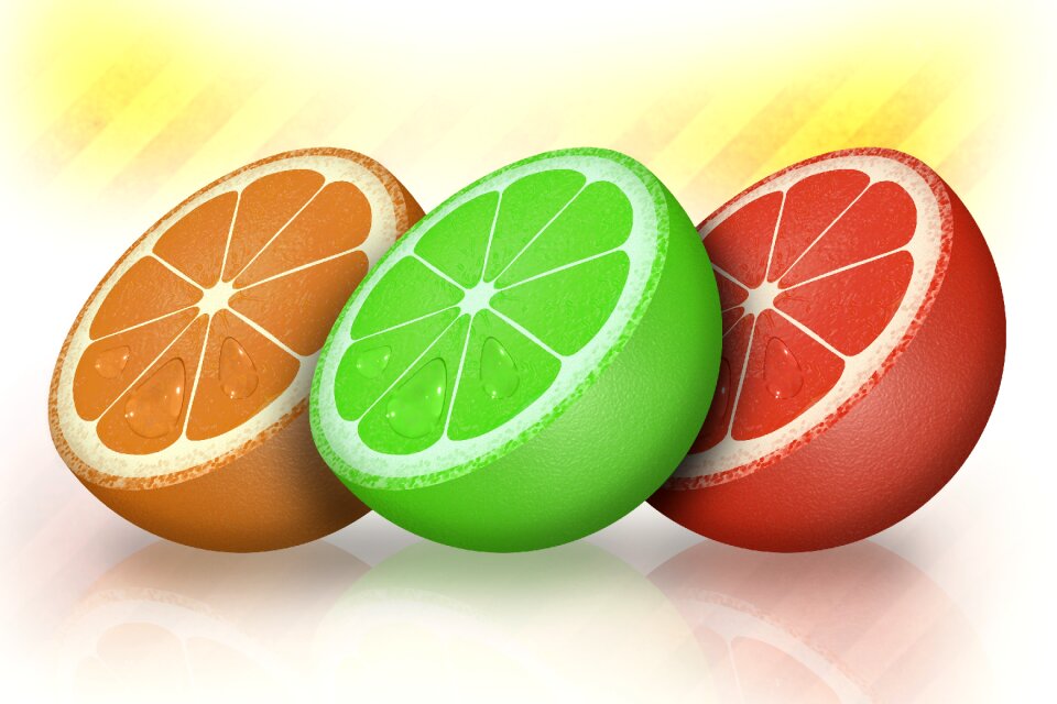 Healthy vitamins food
