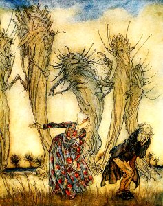 Arthur rackham fantasy enchanted