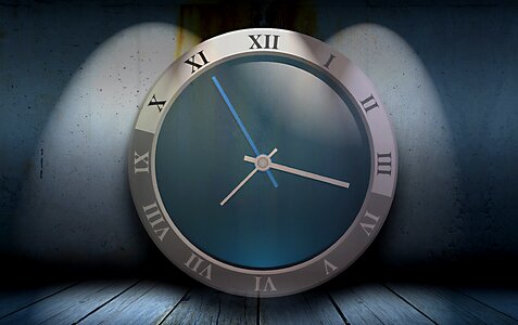 Time of time indicating clock face