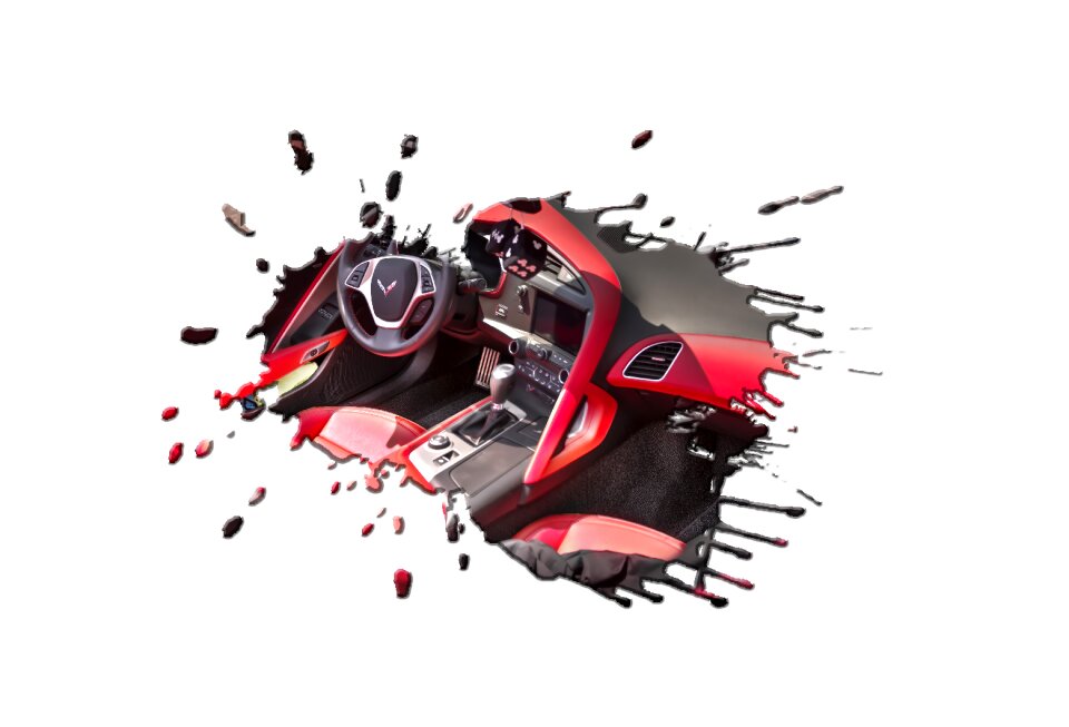 Chevrolet splatter Free illustrations