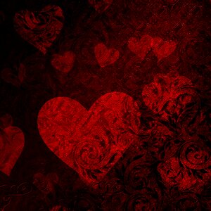 Gothic heart texture