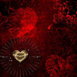 Gothic heart texture