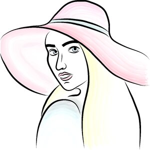 Woman font Free illustrations