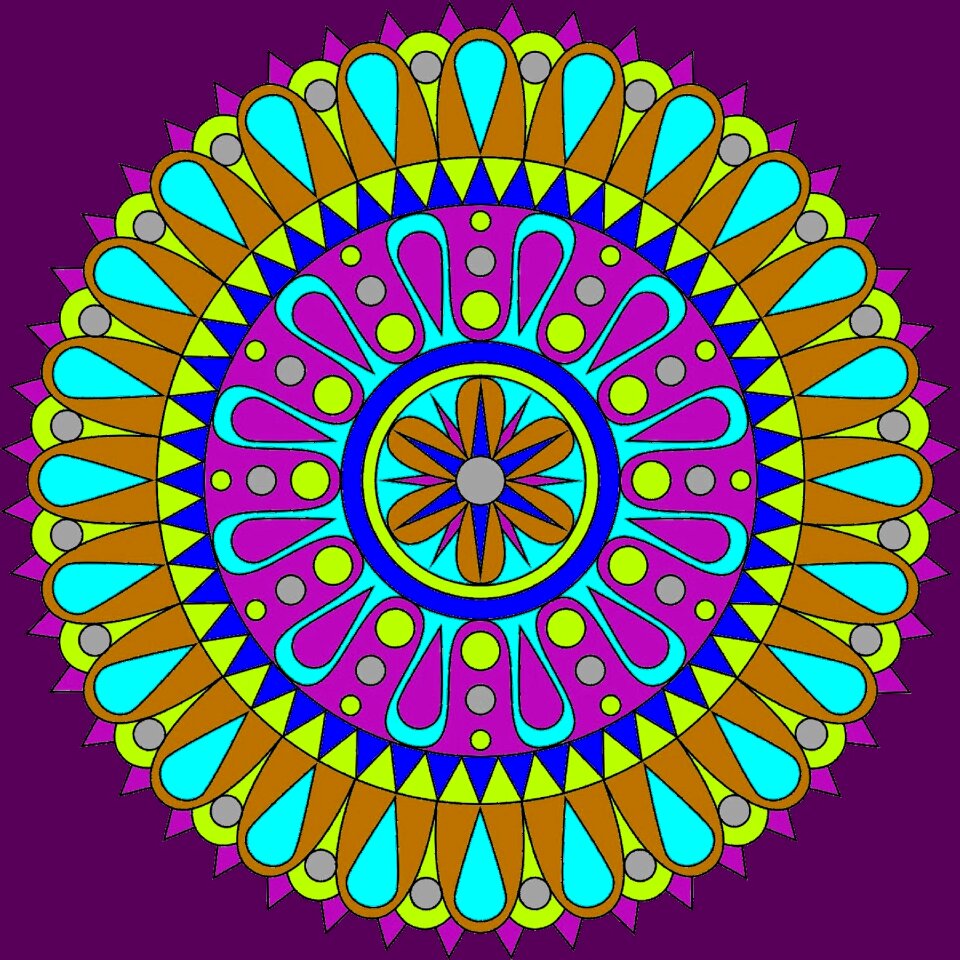 Digital symbol circle
