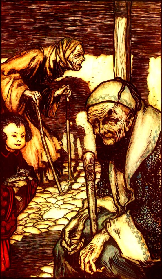 Book illustration fairytale fairy tale