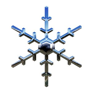 Decoration snowfall ornament