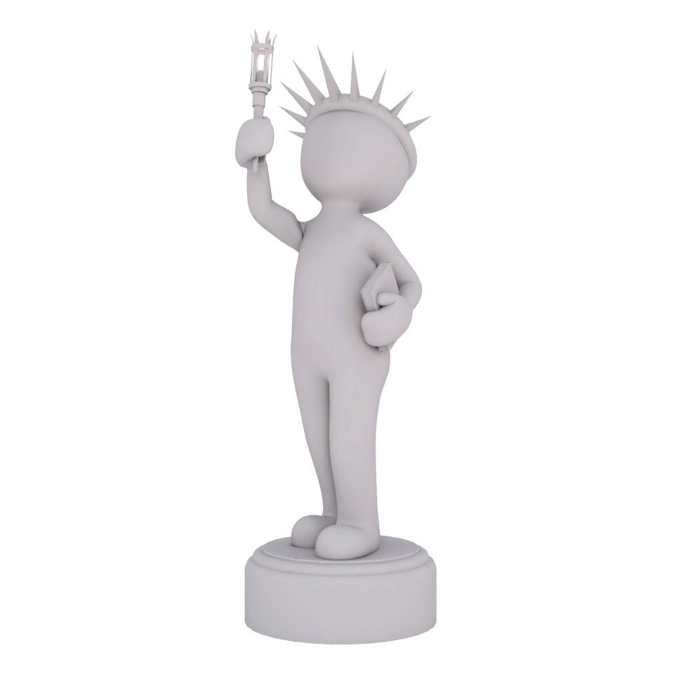 New york usa miss liberty