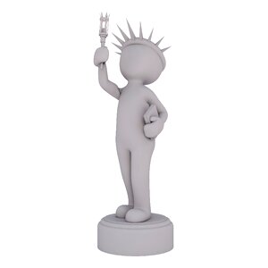 New york usa miss liberty