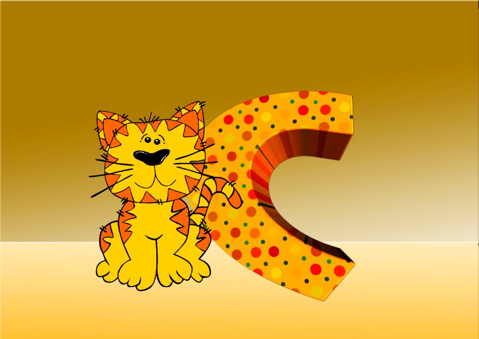 Cat alphabet literacy