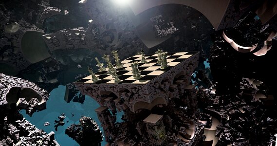 Chess pieces strategy runners