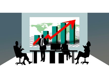 Finance office desk